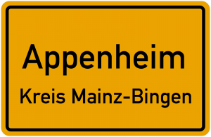 Ortseingangsschild Appenheim